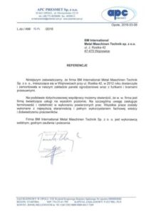 referencje apc small