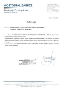 referencje mostostal small